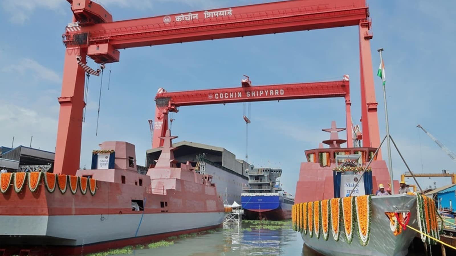 Cochin Shipyard falls over 8% as company indicates lower EBITDA margin; ICICI Direct downgrades stock to...