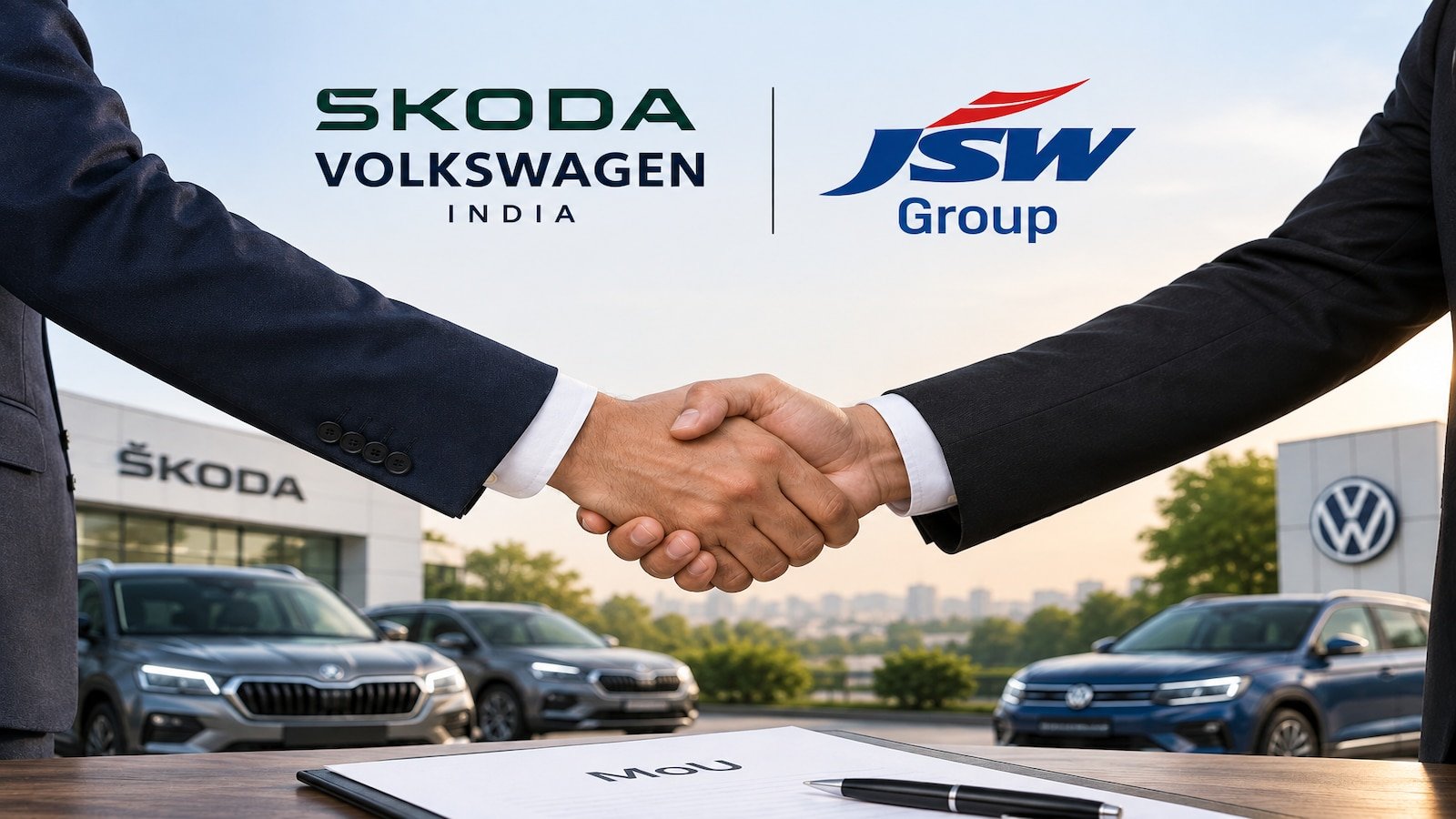 Skoda Auto VW India, JSW Group sign MoU to explore strategic partnership