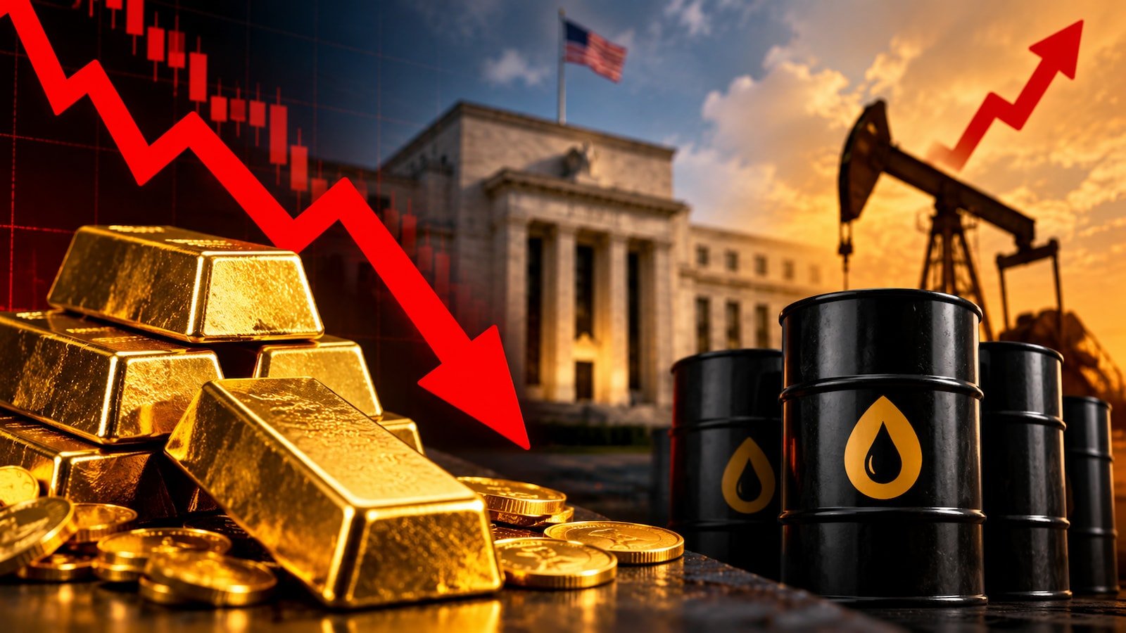 Gold slips below $4,300 as oil surge fuels Fed rate-hike bets
