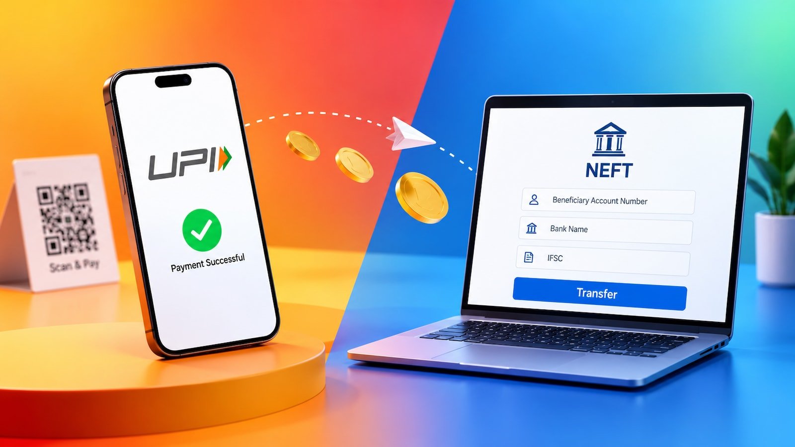 UPI vs NEFT: Which payment method should you use for transactions above Rs 2,000?