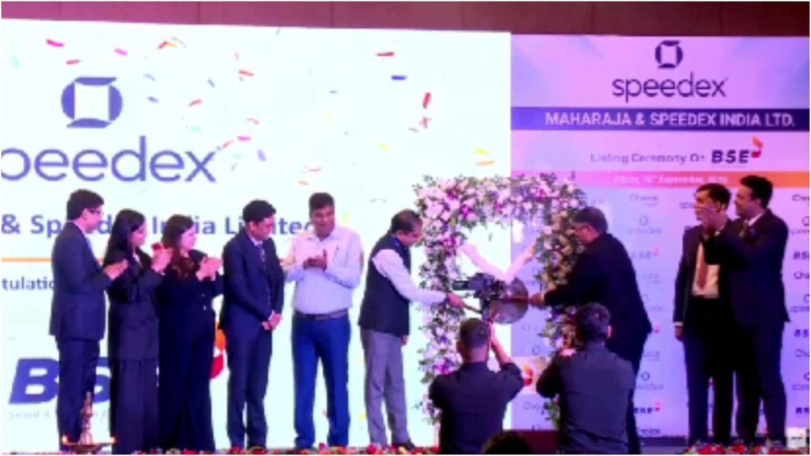 Maharaja & Speedex SME shares hit upper circuit post 34% listing gains on debut day
