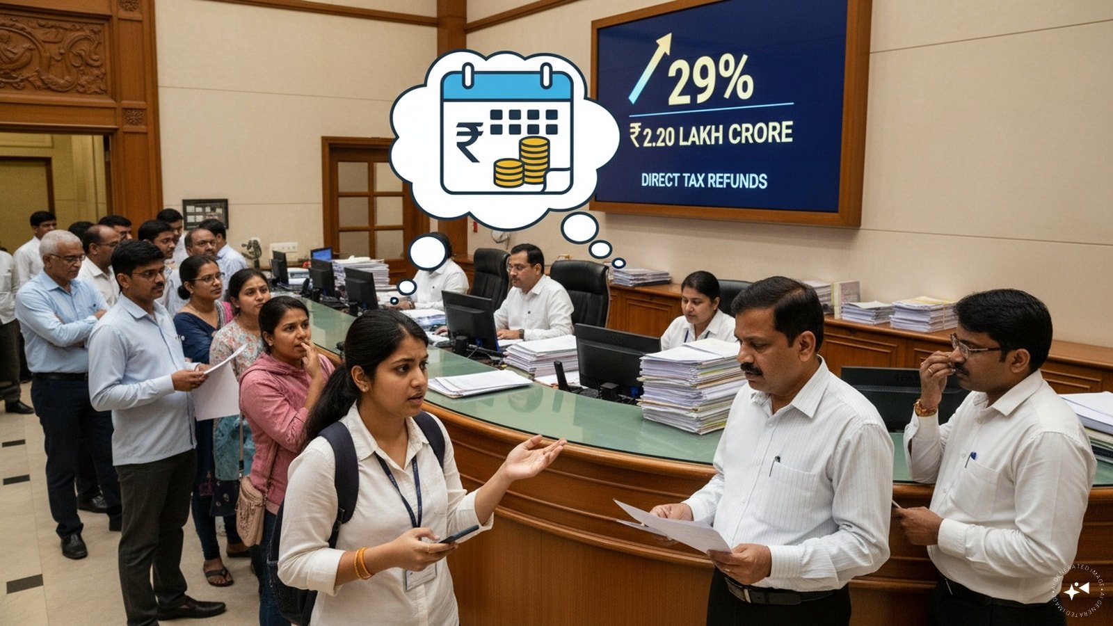 Direct tax refunds jump 29 percent to Rs 2.20 lakh crore: Refund still pending? Here’s what you should...